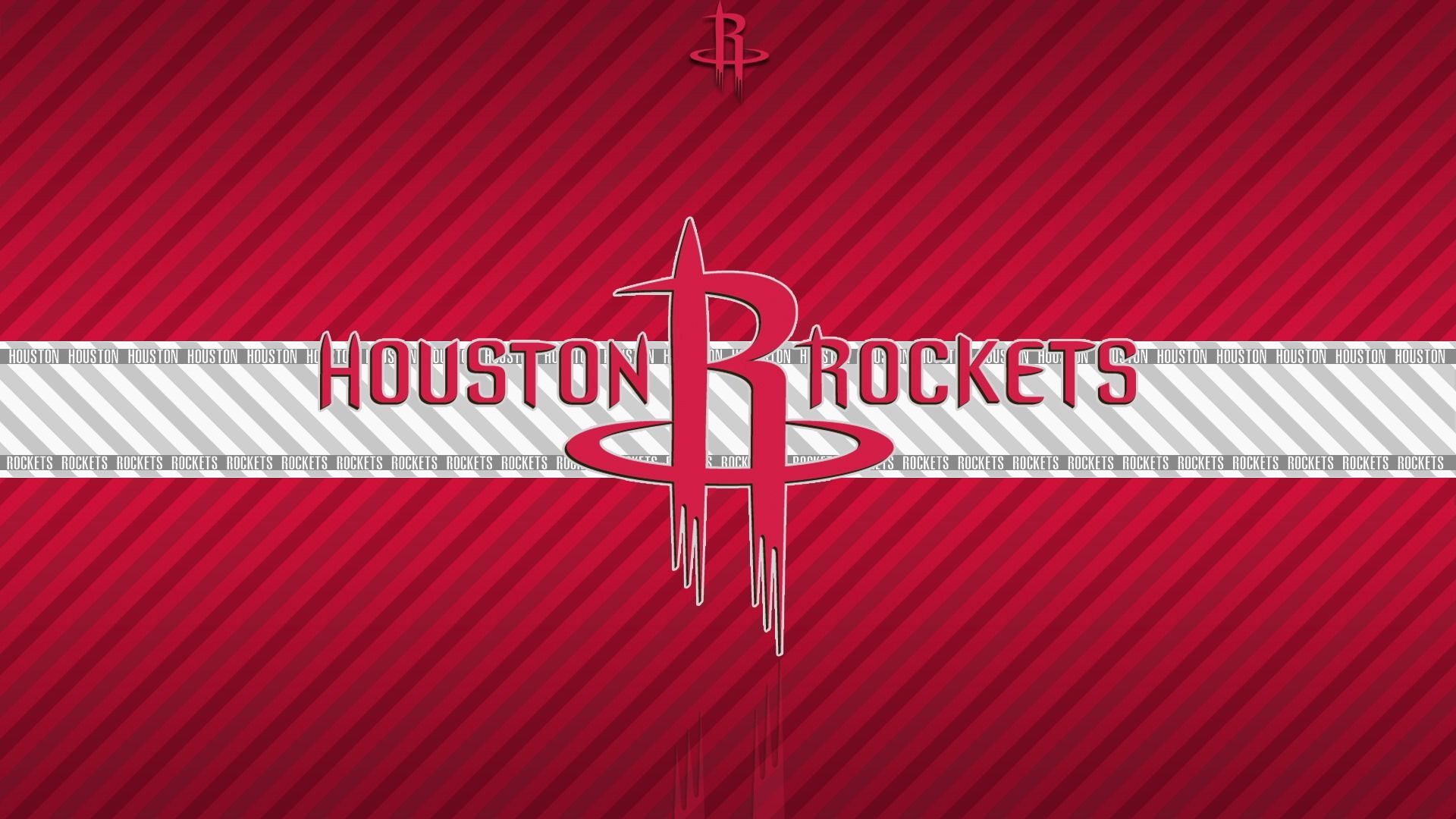 Logo Houston Rockets rosso, 1920x1080 1080p, Laptop