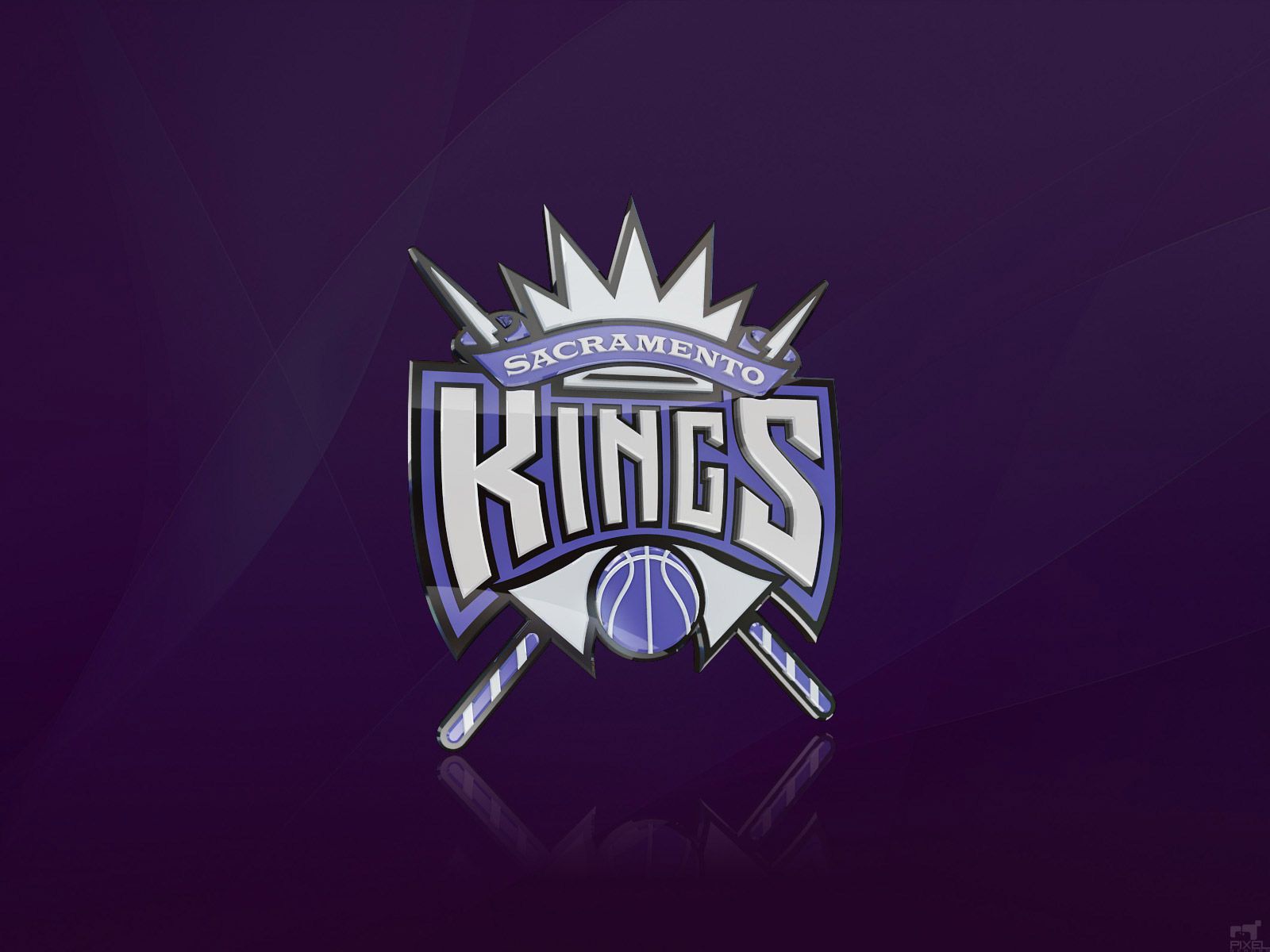 Logo Sacramento Kings NBA, basket, 1600x1200 900p, PC