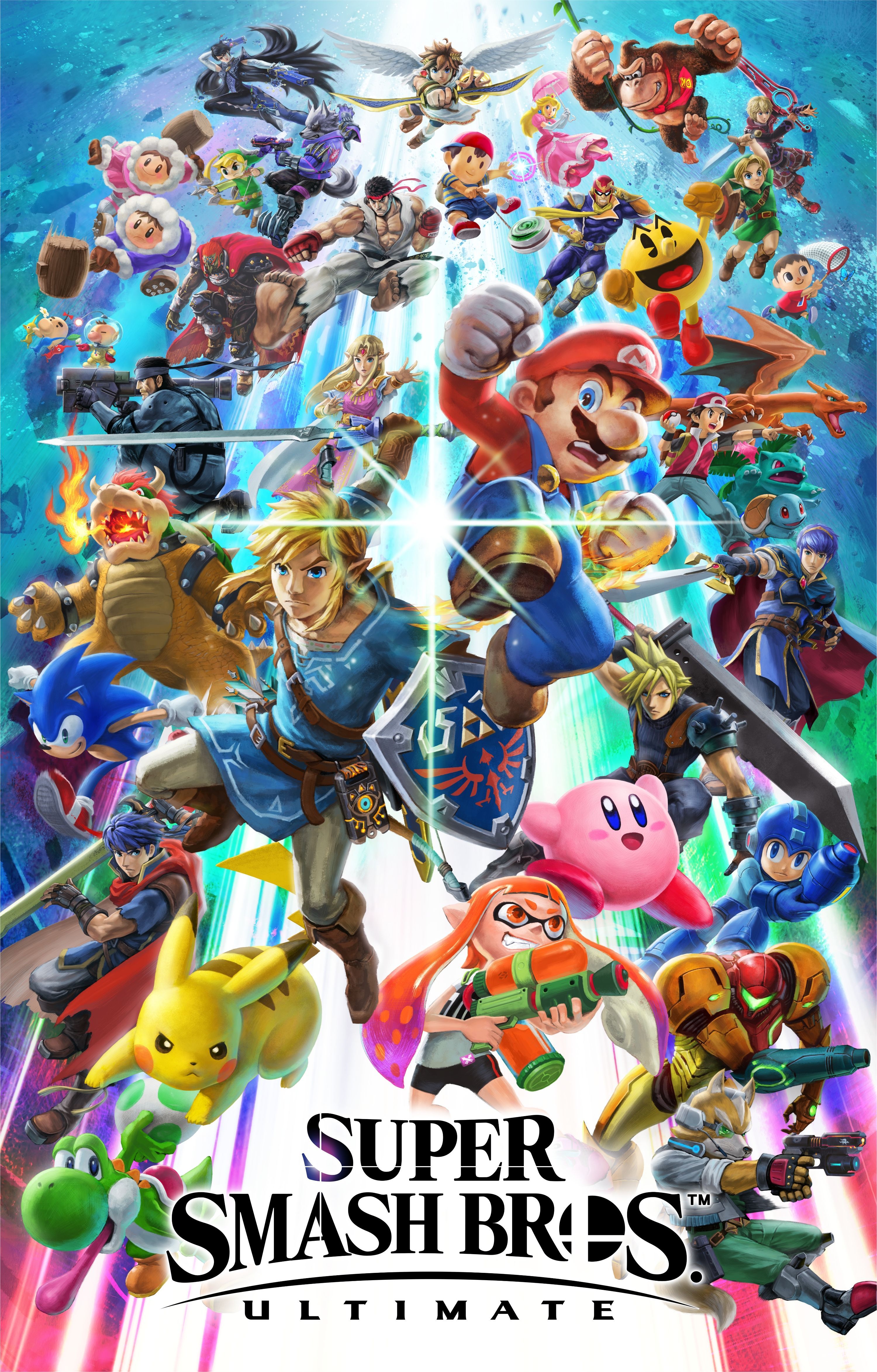 Personaggi Super Smash Bros Ultimate, Nintendo, 3000x4692 Full HD Verticale, Smartphone