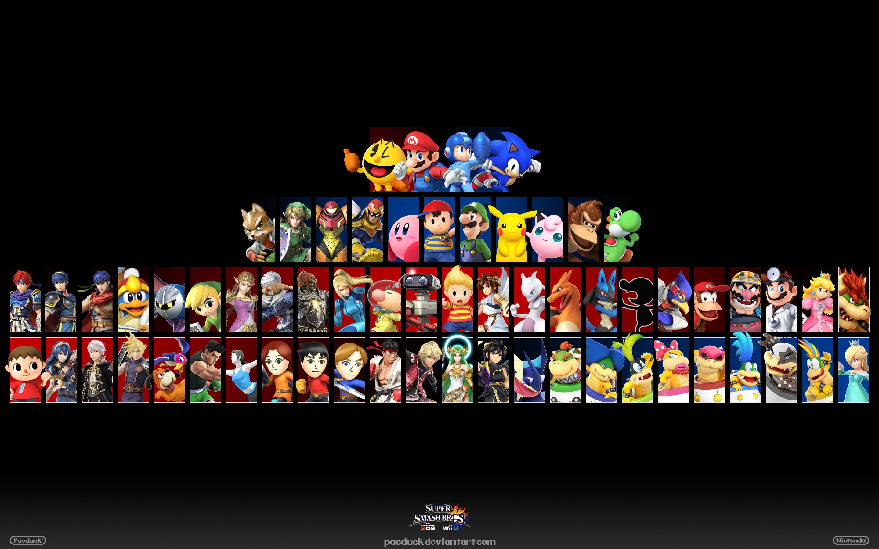 Griglia personaggi Super Smash Bros, 2880x1800 WQXGA, Laptop