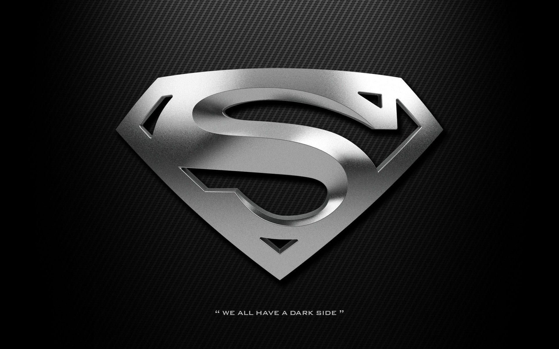 Logo Superman metallico argento, 1920x1200 Full HD+, PC