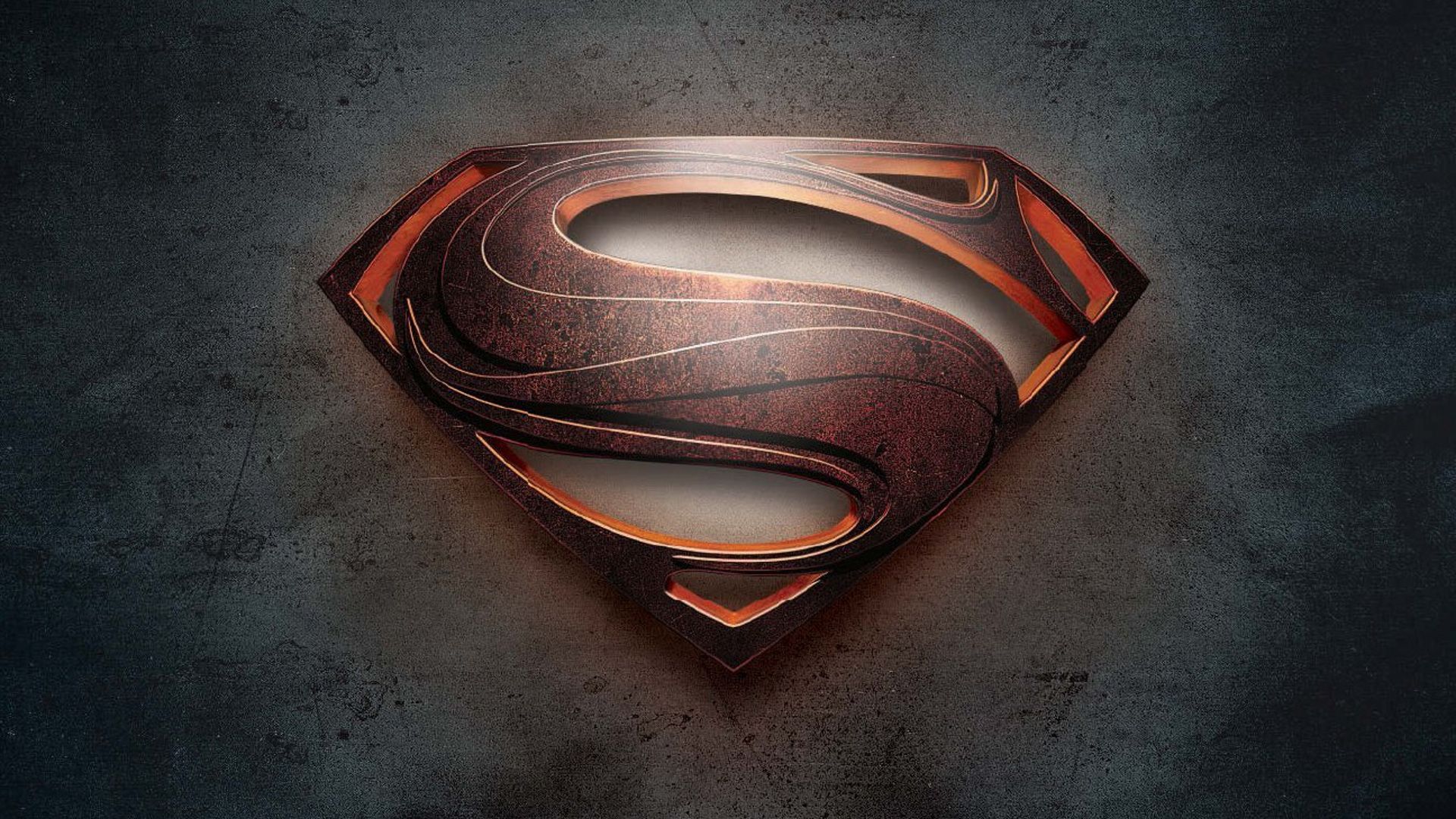 Logo Superman metallico, 1920x1080 1080p, Desktop