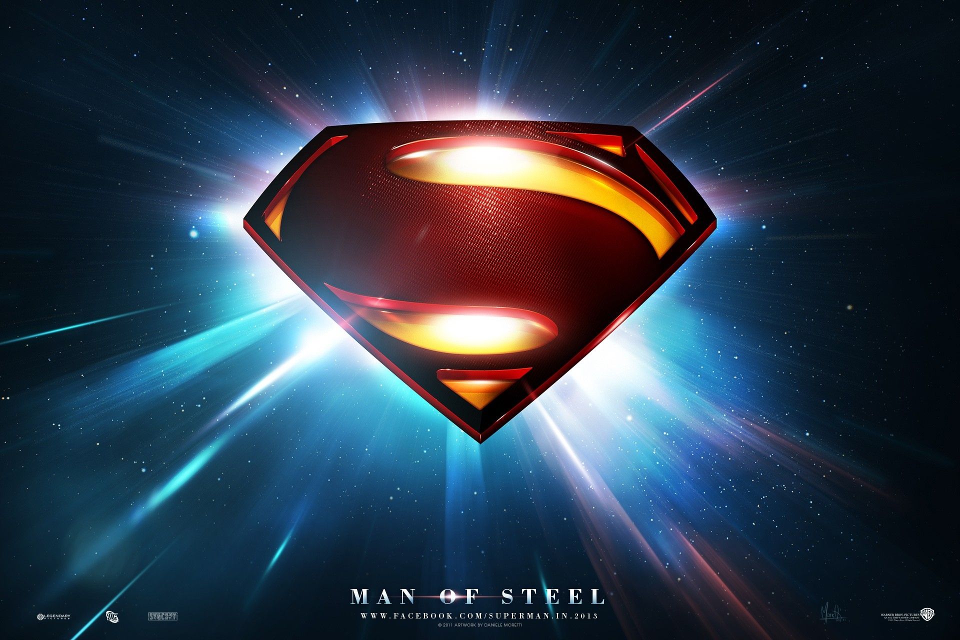 Logo Superman Man of Steel, 1920x1280 WUXGA, Monitor Gaming