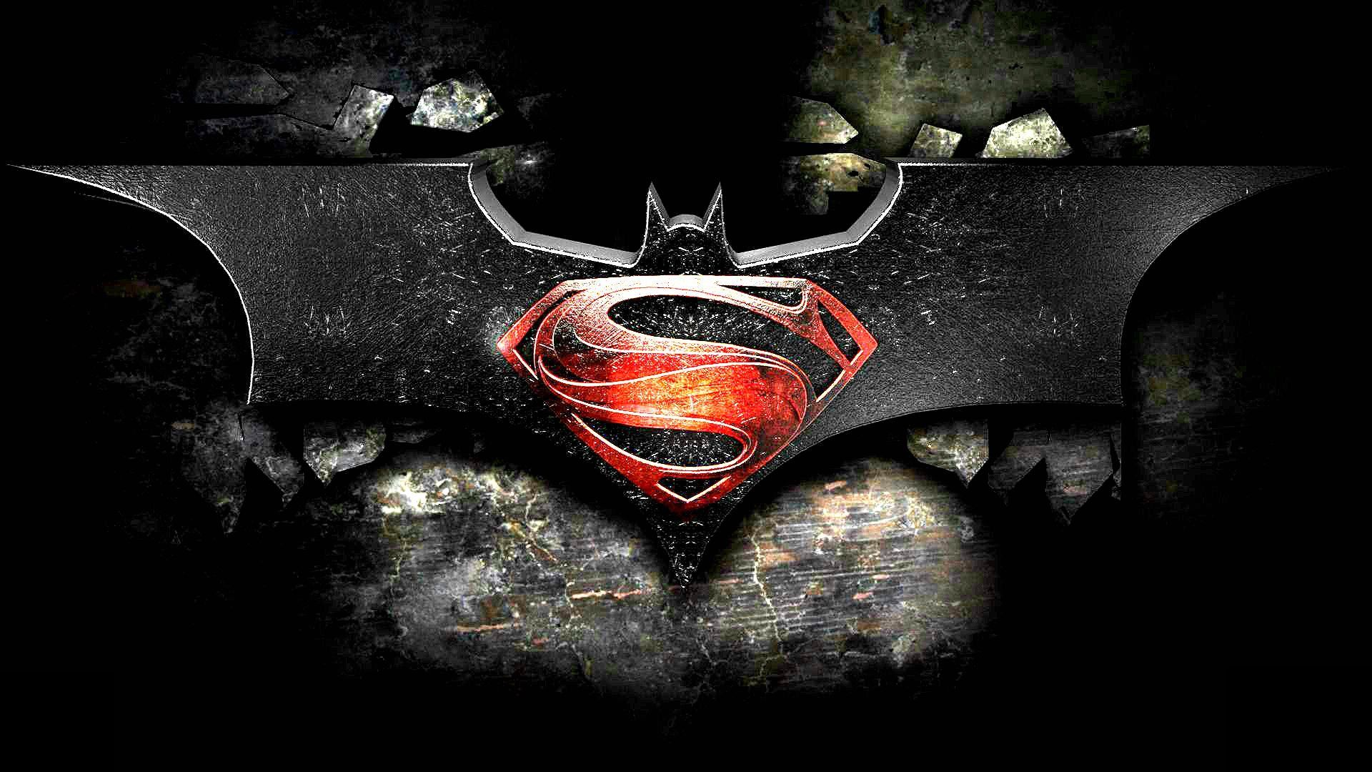 Logo Batman v Superman Dawn of Justice, 1920x1080 1080p, PC Desktop