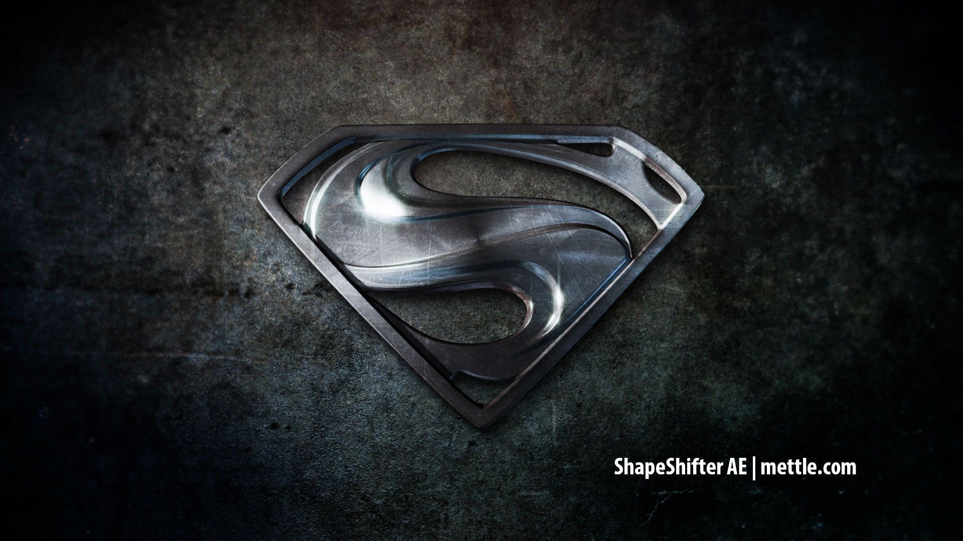 Logo Superman nero, 1920x1080 Full HD 1080p, Monitor Gaming