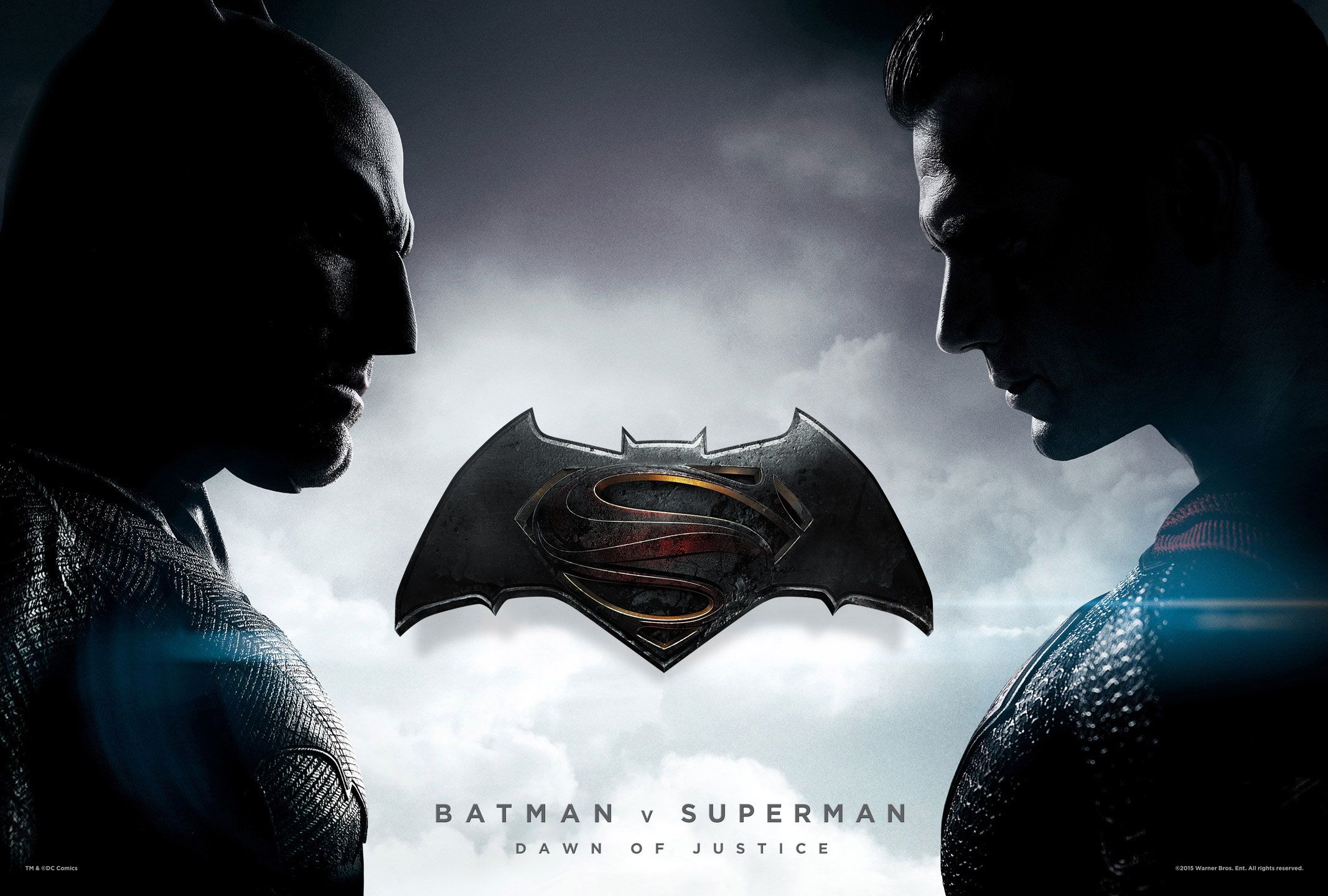Batman vs Superman logo poster, Gotham, 2134x1440 Hi-Res, Desktop