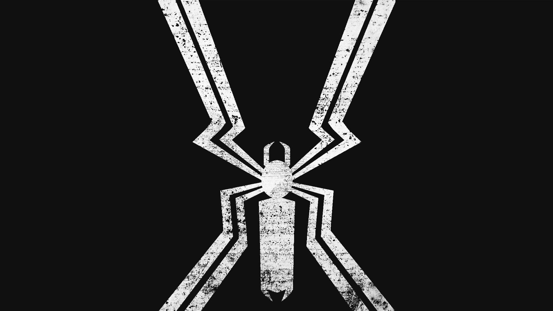Logo Venom bianco nero, 1920x1080 Full HD 1080p, Laptop
