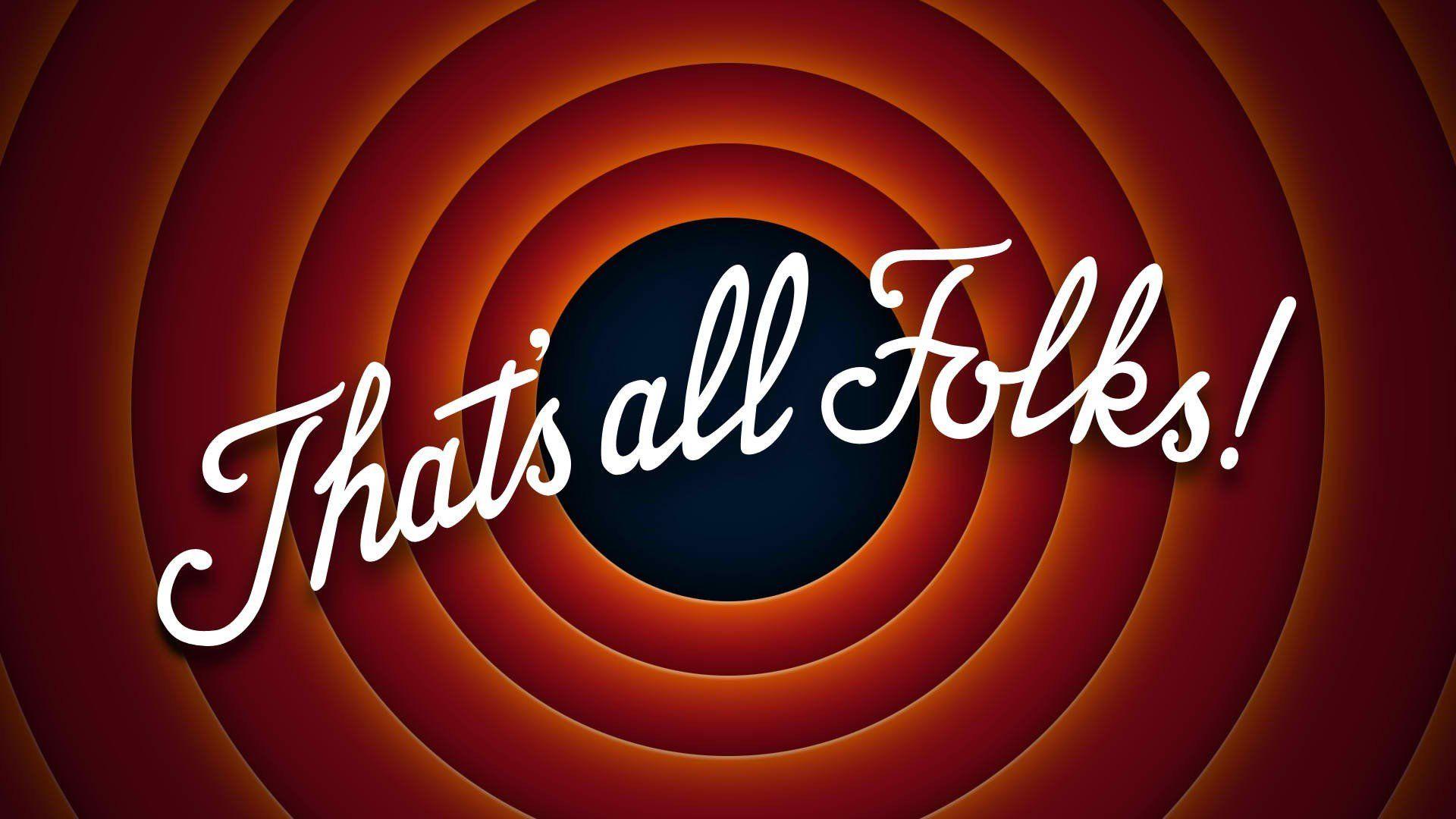That's All Folks Looney Tunes, 1920x1080 Full HD, PC Desktop