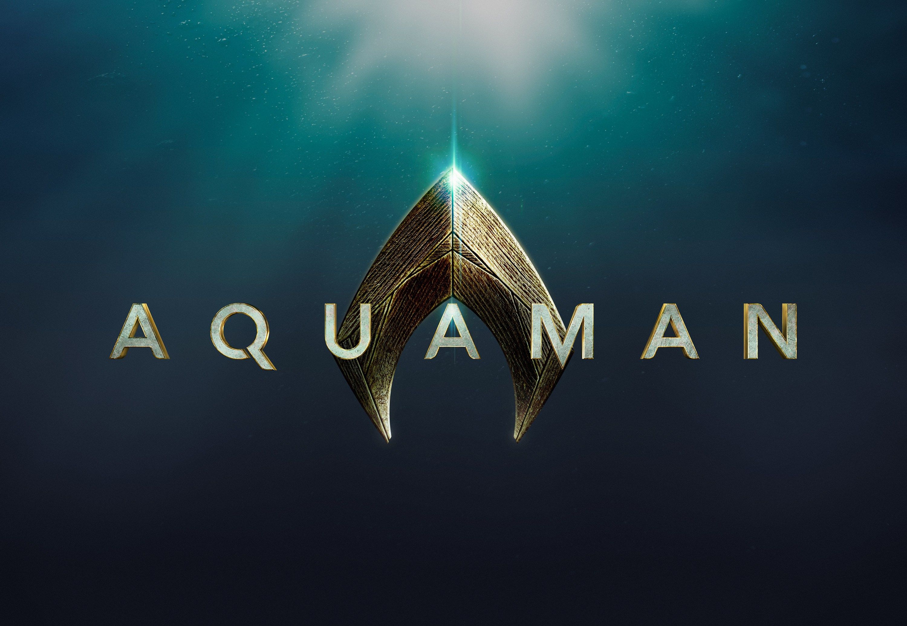Logo Aquaman film, 3000x2071 WQXGA, Desktop