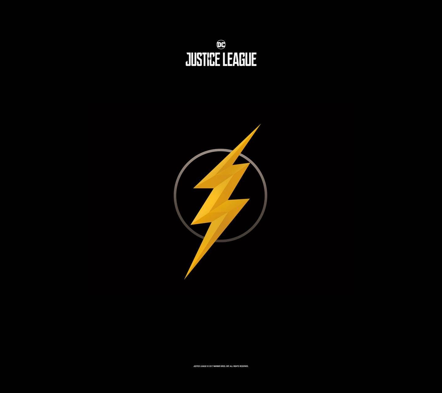 Logo Flash Justice League, 1440x1280 720p, Lenovo Legion