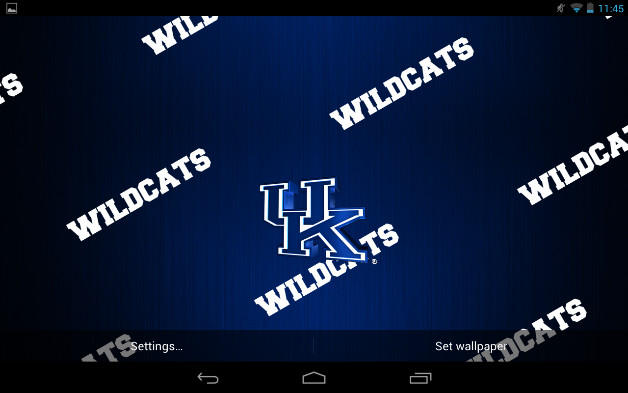 Logo Kentucky Wildcats blu, 1280x800 HD, Desktop