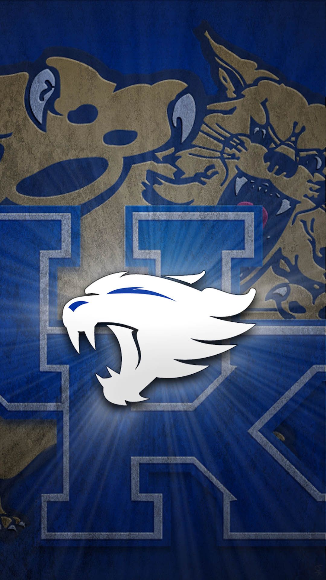 Logo Kentucky Wildcats blu, 1080x1920 Full HD Verticale, Samsung Galaxy