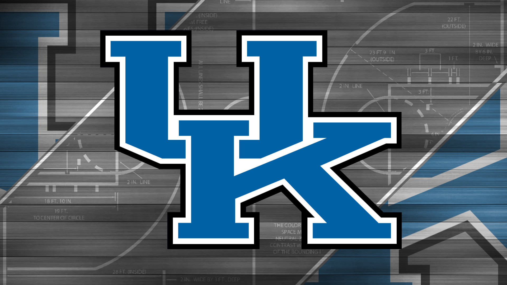 Logo Kentucky Wildcats UK, 1920x1080 Full HD 1080p, Desktop