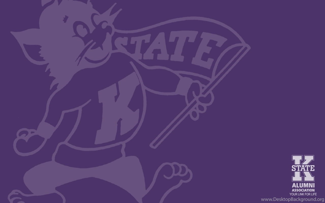 Logo Kansas State Wildcats viola, 1280x800 HD, Notebook Gaming