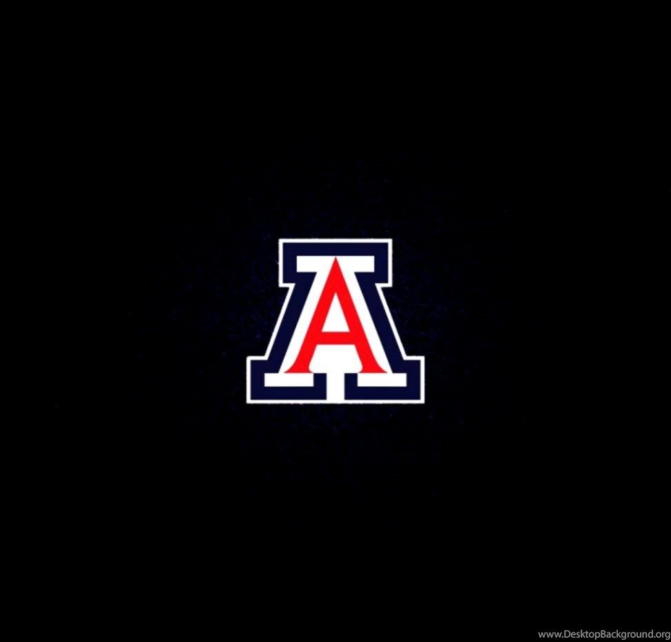 Logo Arizona Wildcats su nero, 972x931 HD, Desktop