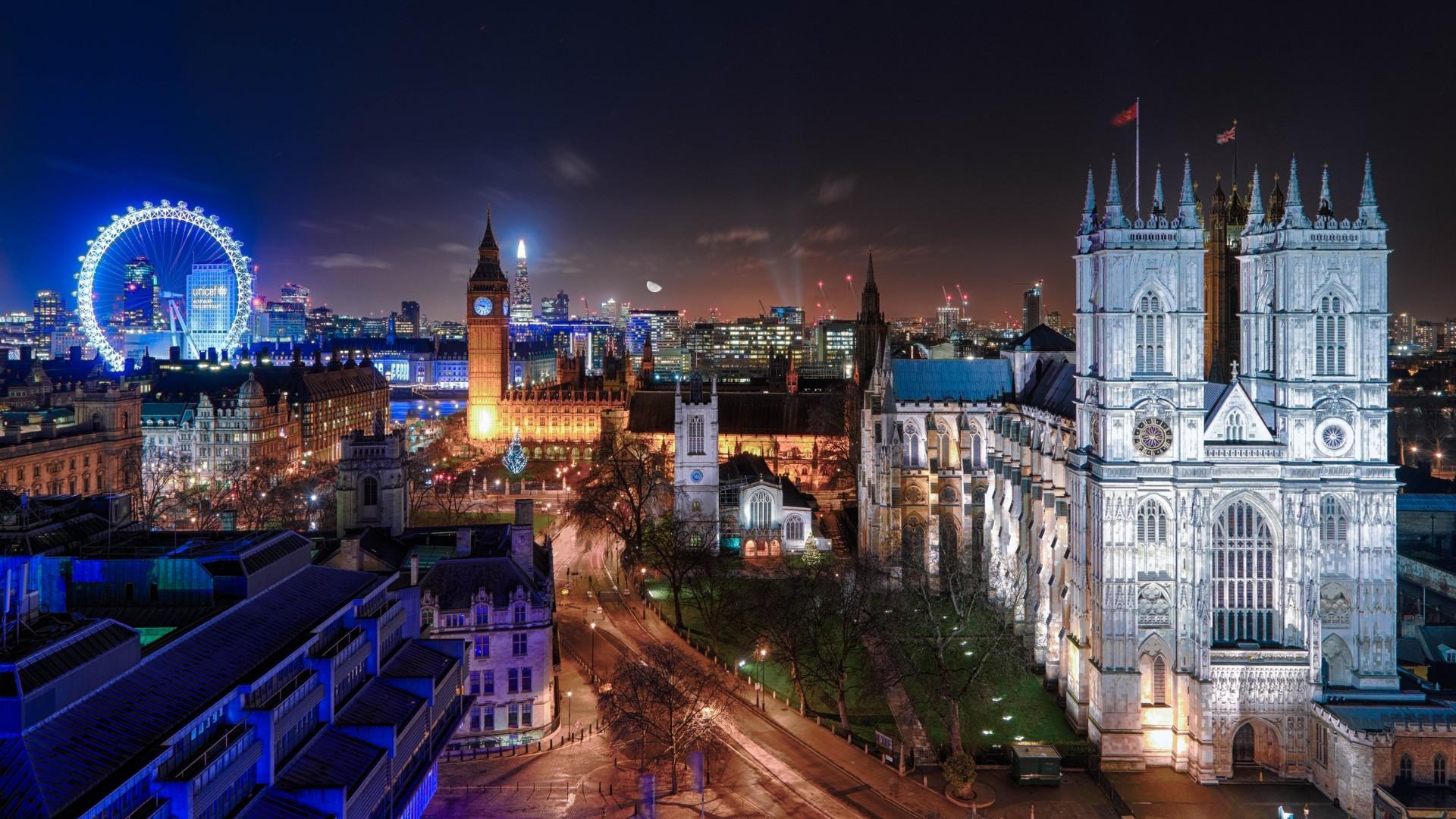 Trafalgar Square e Big Ben, 1920x1200 WUXGA, iMac