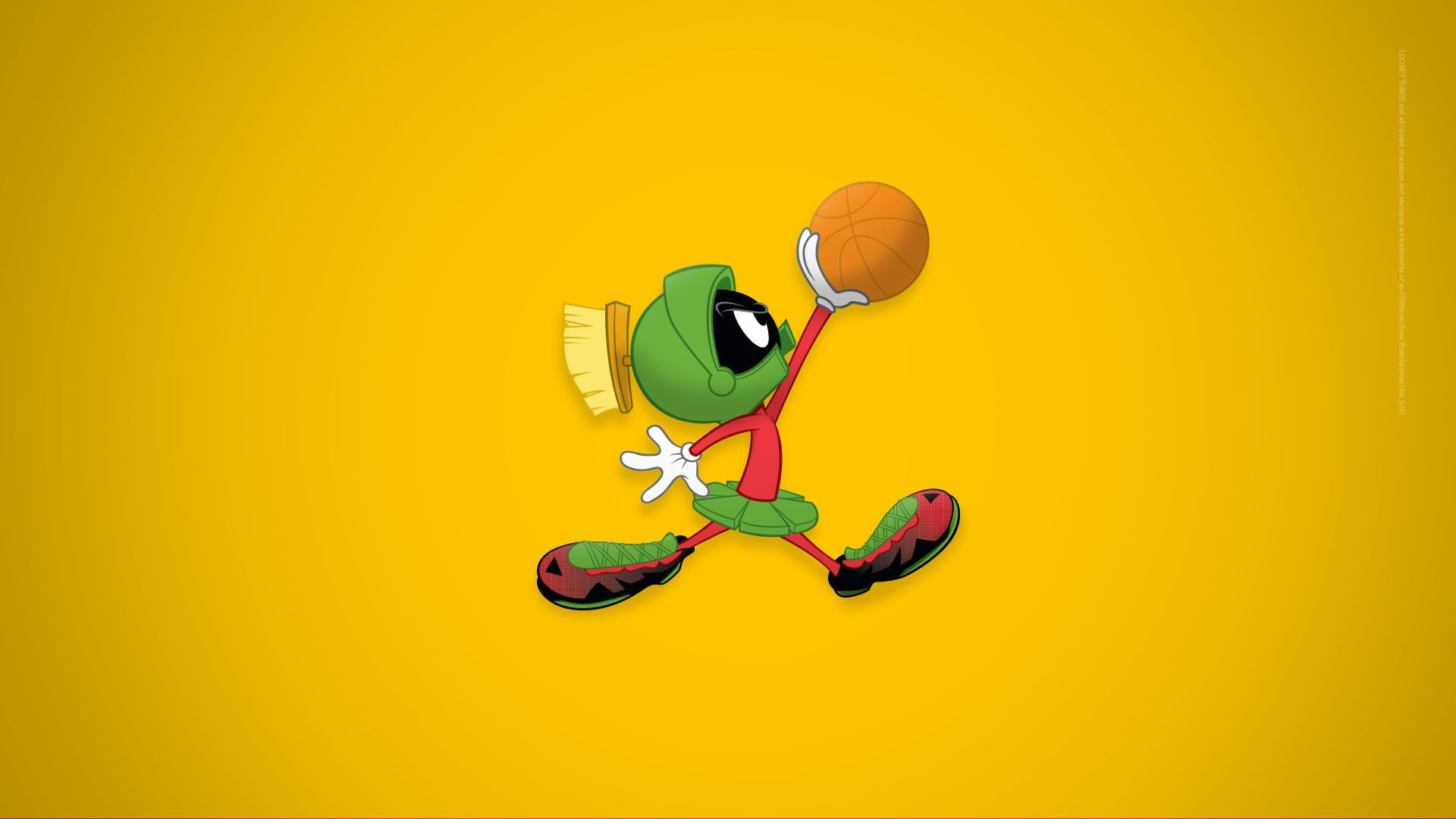 Marvin il Marziano gioca basket, 1920x1080 Full HD, Desktop