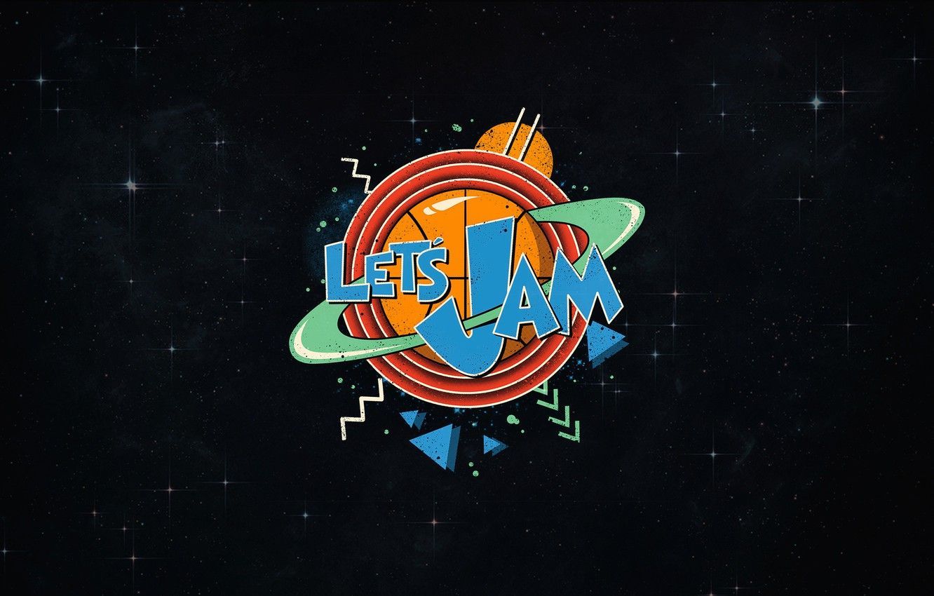 Space Jam logo Let's Jam, 1332x850 HD, Desktop