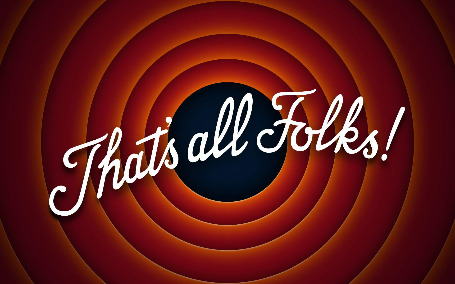 That's all Folks cerchi rossi, 1920x1200 Full HD+ WUXGA, PC Desktop