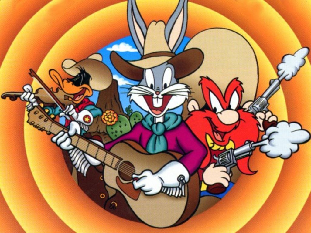 Bugs Bunny cowboy Looney Tunes, 1024x768 HD, PC Desktop