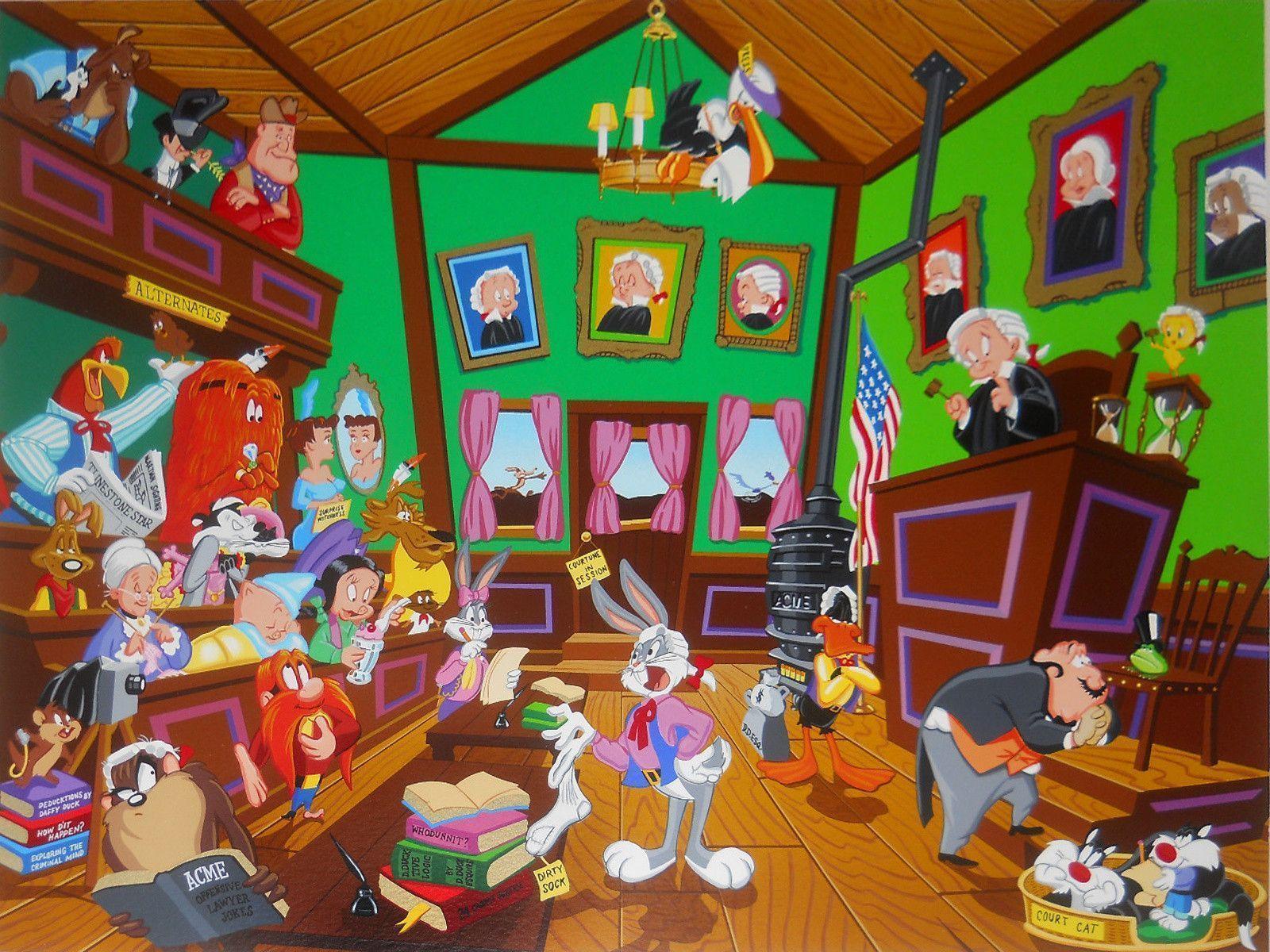Bugs Bunny personaggi Looney Tunes aula, 1600x1200 900p, Monitor Gaming