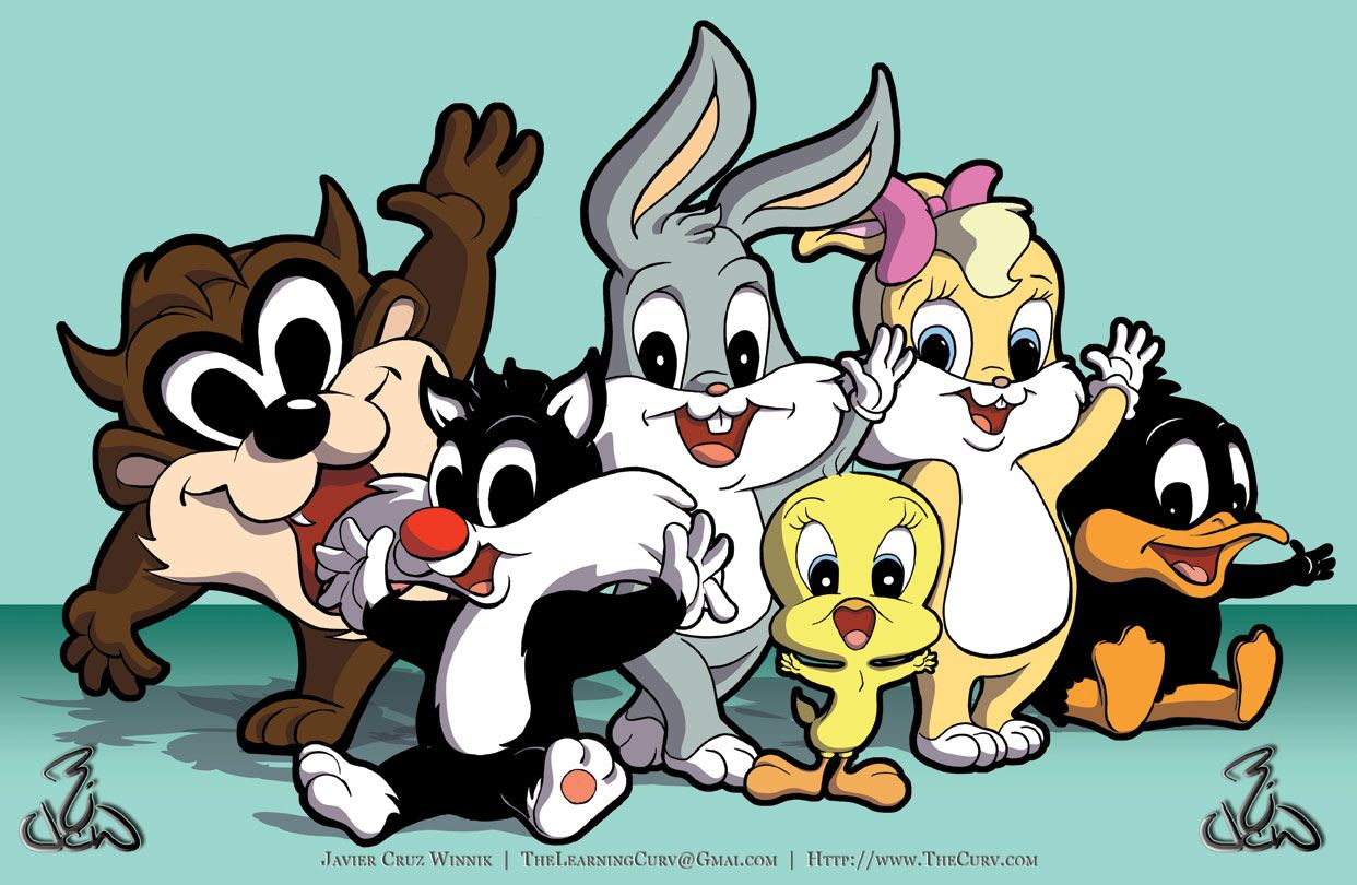 Baby Looney Tunes personaggi gruppo, 1242x810 HD, PC Desktop