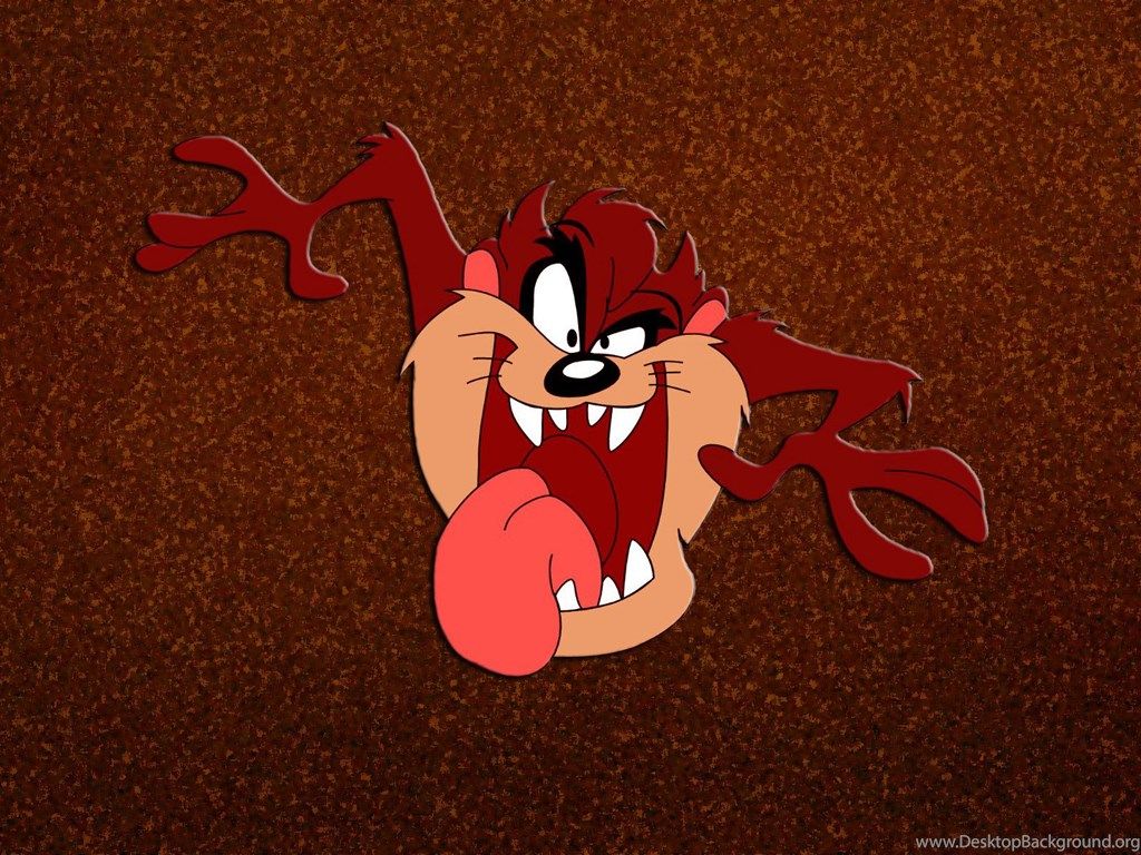 Taz Looney Tunes sfondo marrone, 1680x1050 HD, Desktop