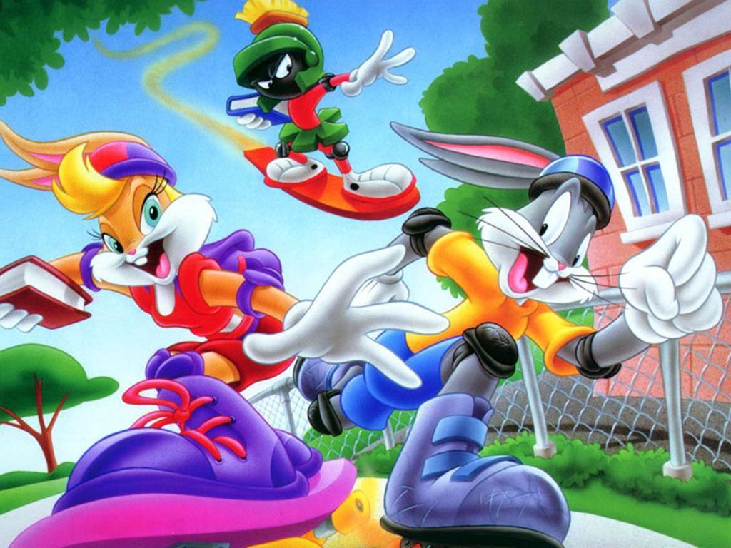 Bugs Bunny e Lola skateboard, 1024x768 HD, Desktop