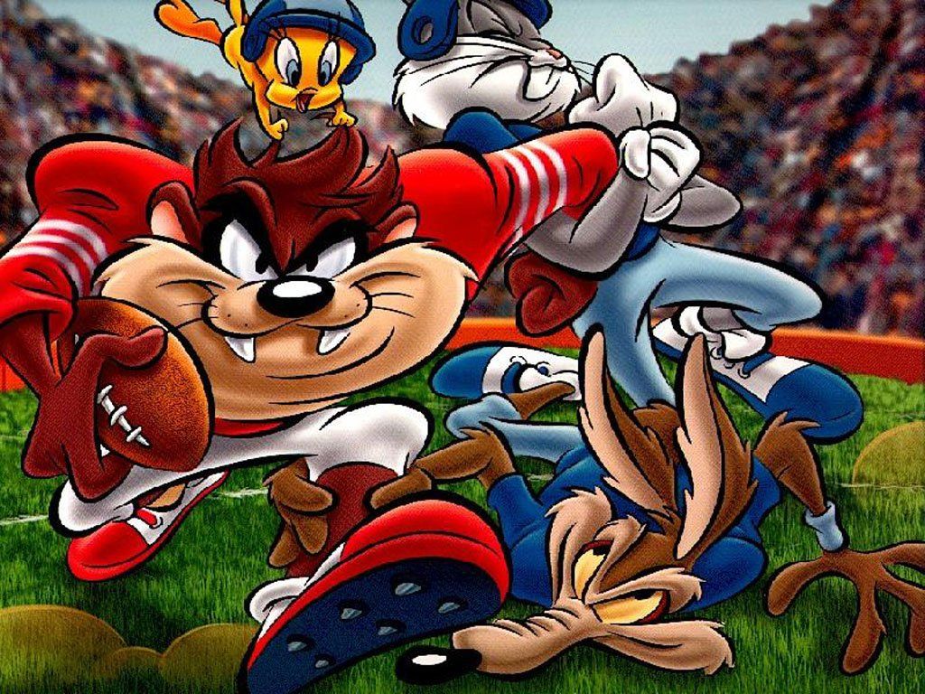 Looney Tunes personaggi football americano, 1024x768 HD, PC