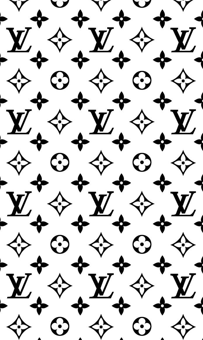 Pattern monogramma Louis Vuitton, moda di lusso, 695x1161 Verticale, Telefono