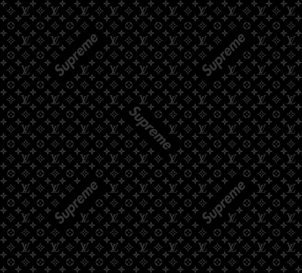 Pattern Louis Vuitton Supreme nero, New York, 1060x956 HD, PC