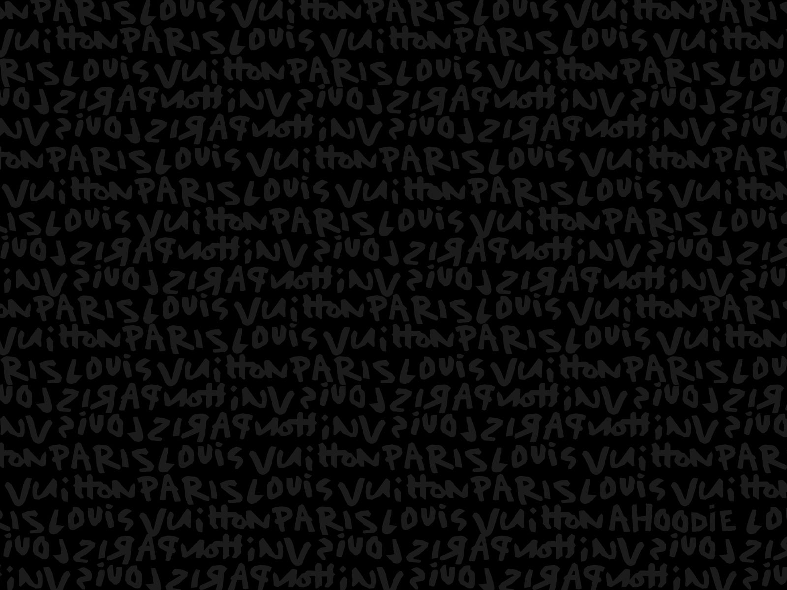 Pattern testo Louis Vuitton Paris, 1600x1200 HD, ROG Asus Laptop