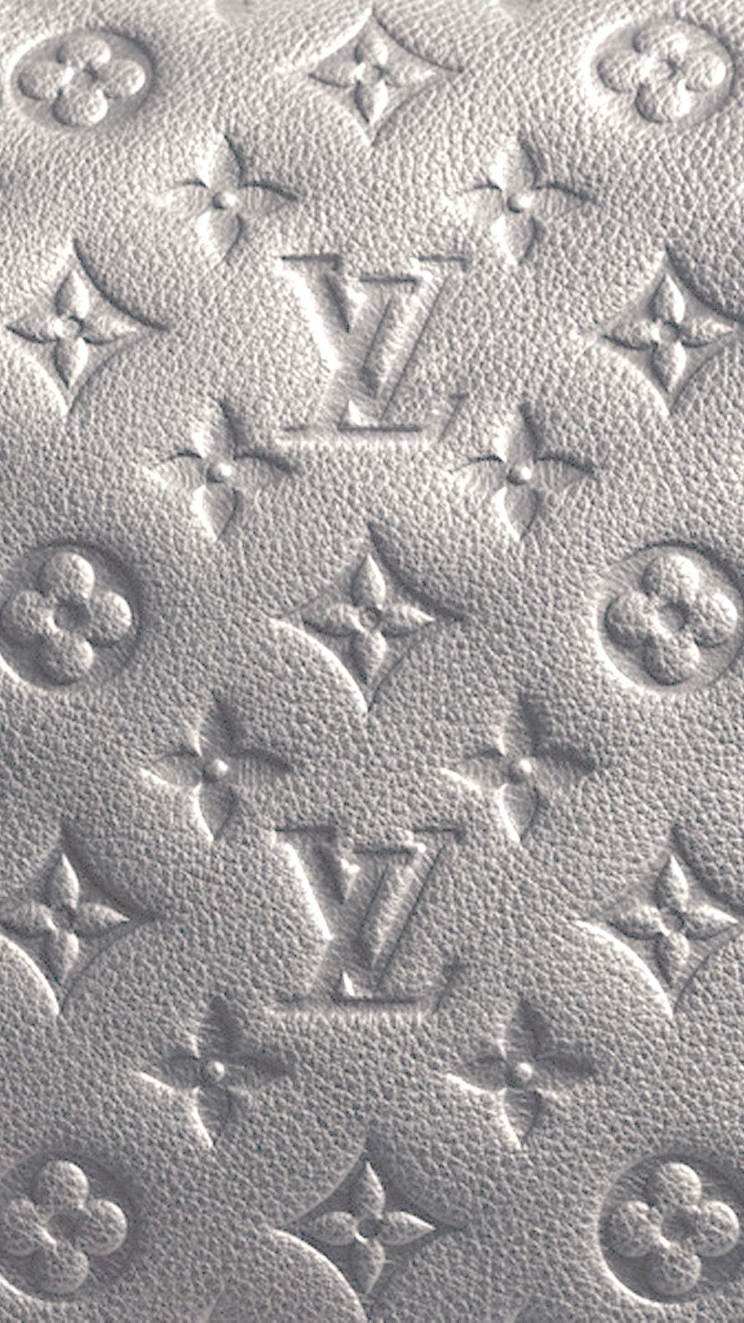 Texture monogram Louis Vuitton argento, 1080x1920 Full HD Verticale, Smartphone