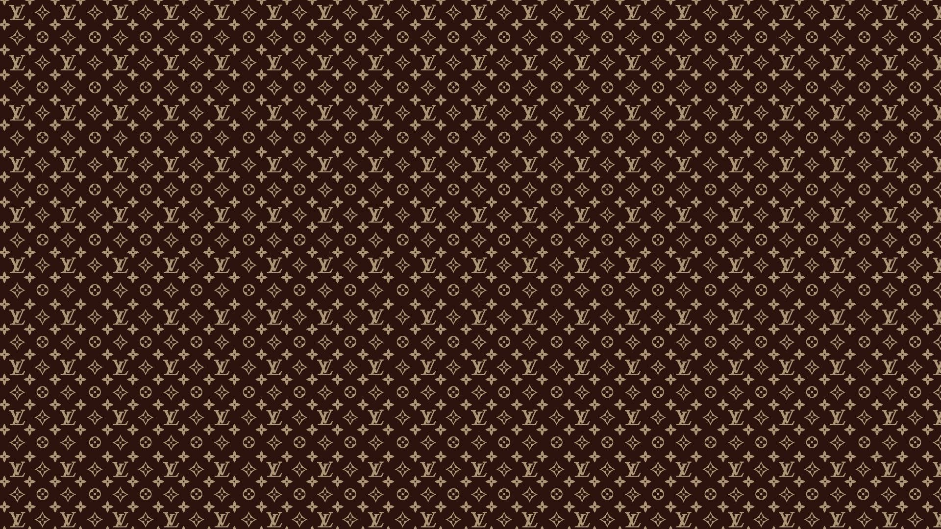 Pattern monogram Louis Vuitton marrone, 1920x1080 1080p, PC