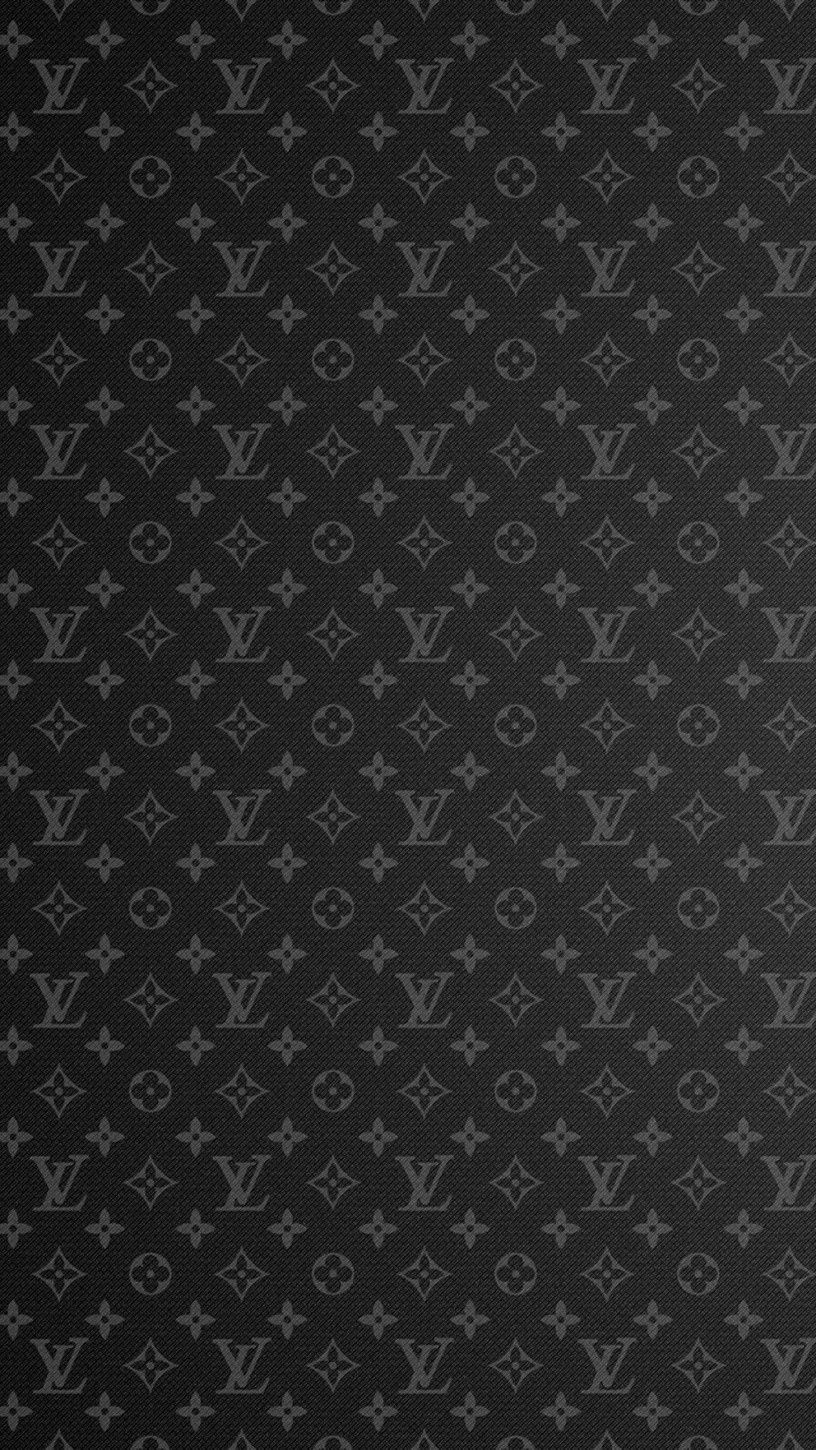 Louis Vuitton monogram nero, 816x1450 Full HD Verticale, Smartphone