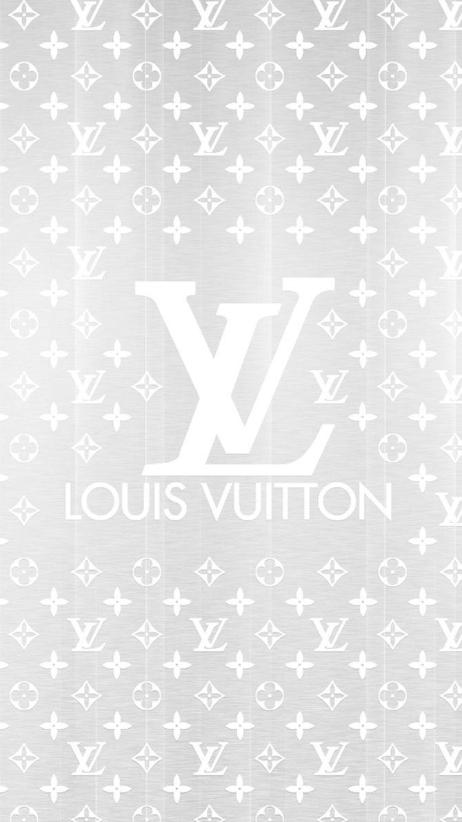 Logo Louis Vuitton monogramma bianco, 670x1191 Verticale, Xiaomi
