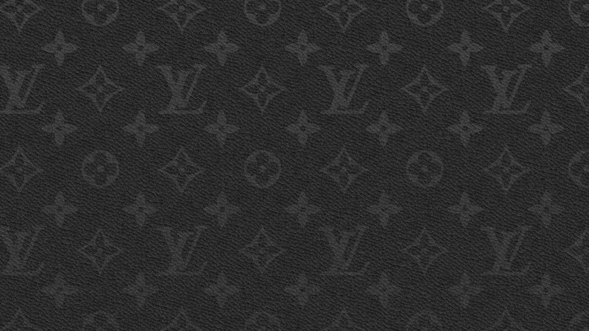 Pattern monogramma Louis Vuitton nero, francese, 1920x1080 Full HD, PC
