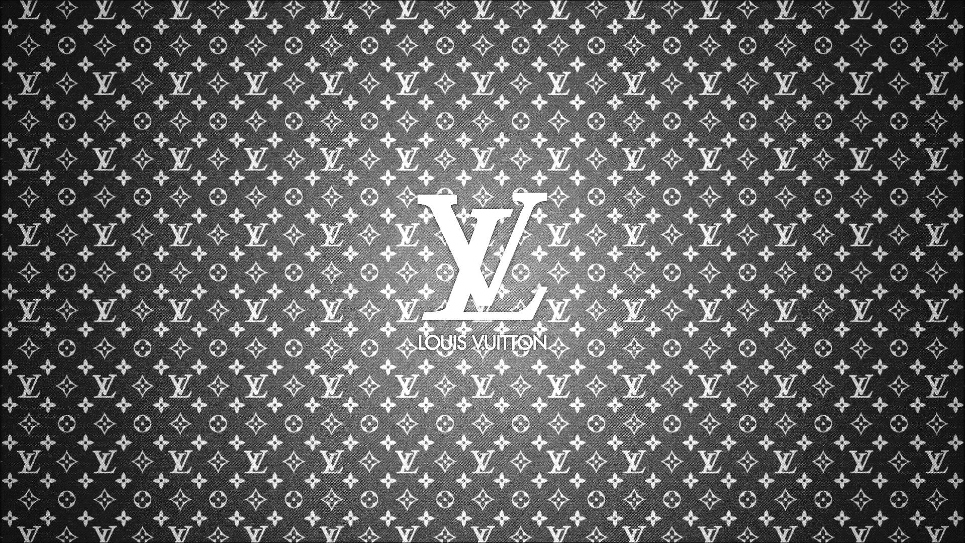Logo Louis Vuitton monogramma nero, 1920x1080 1080p, Desktop