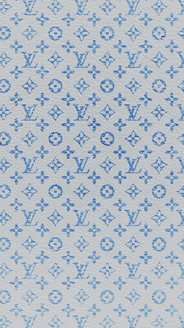 Louis Vuitton pattern blu chiaro, 750x1334 Full HD Verticale, iPhone Air