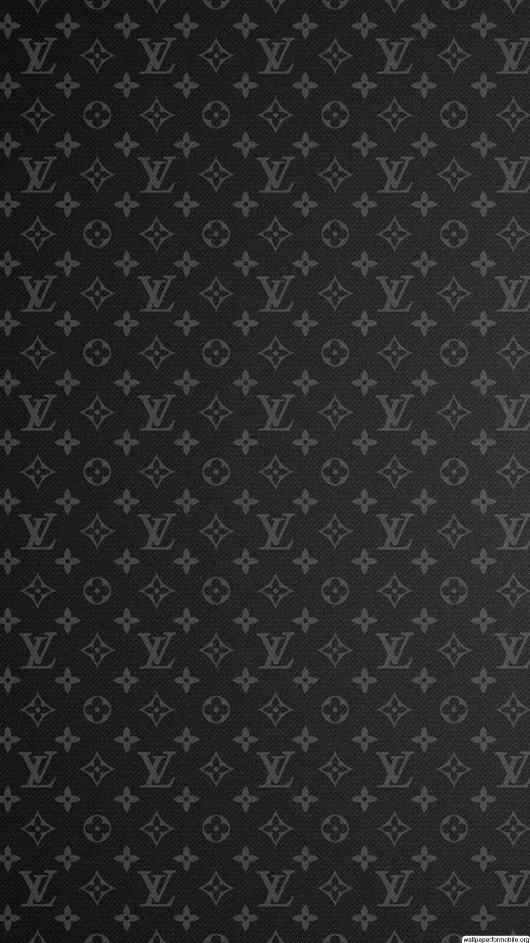 Louis Vuitton monogram nero, 1080x1920 Full HD Verticale, iPhone Plus
