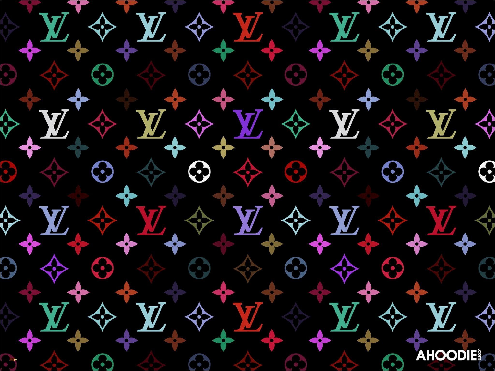 Logo Louis Vuitton monogramma nero, 2560x1600 2K, Laptop