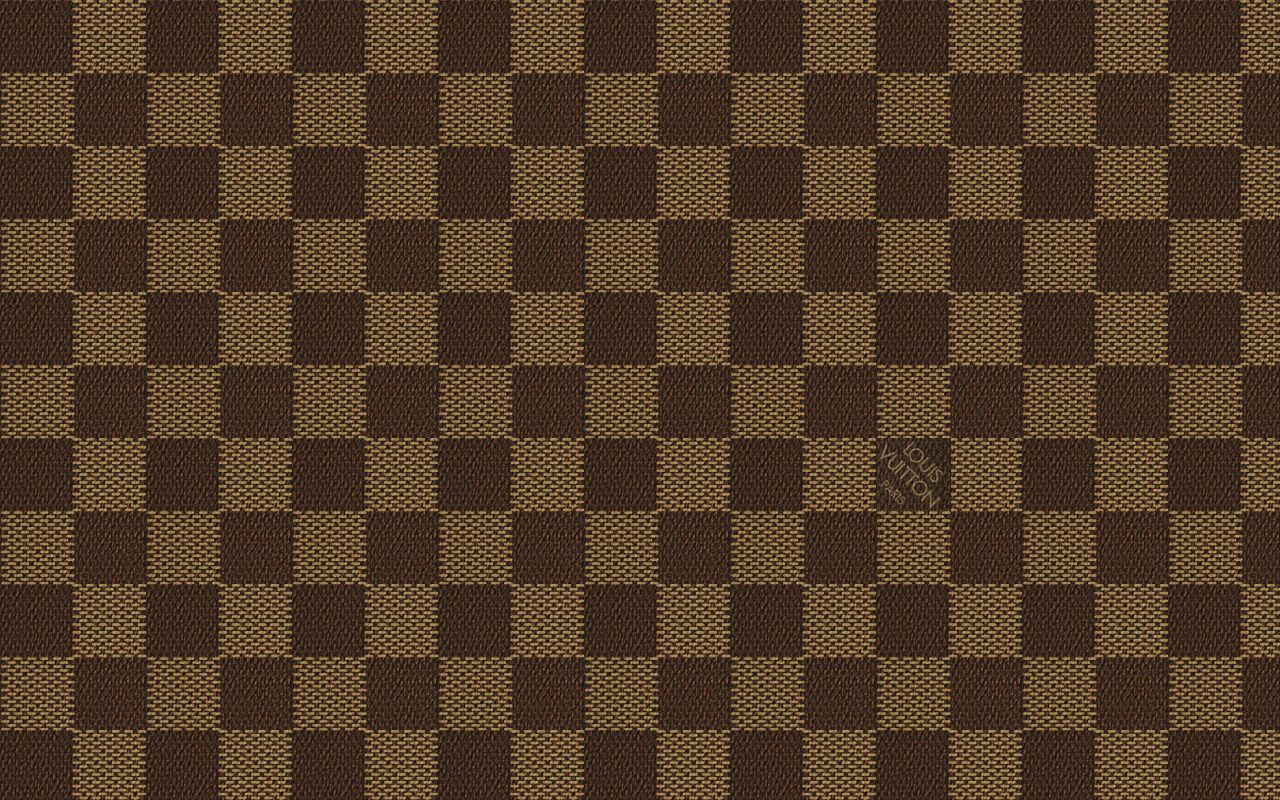 Louis Vuitton motivo damier marrone, 1280x800 720p, Laptop