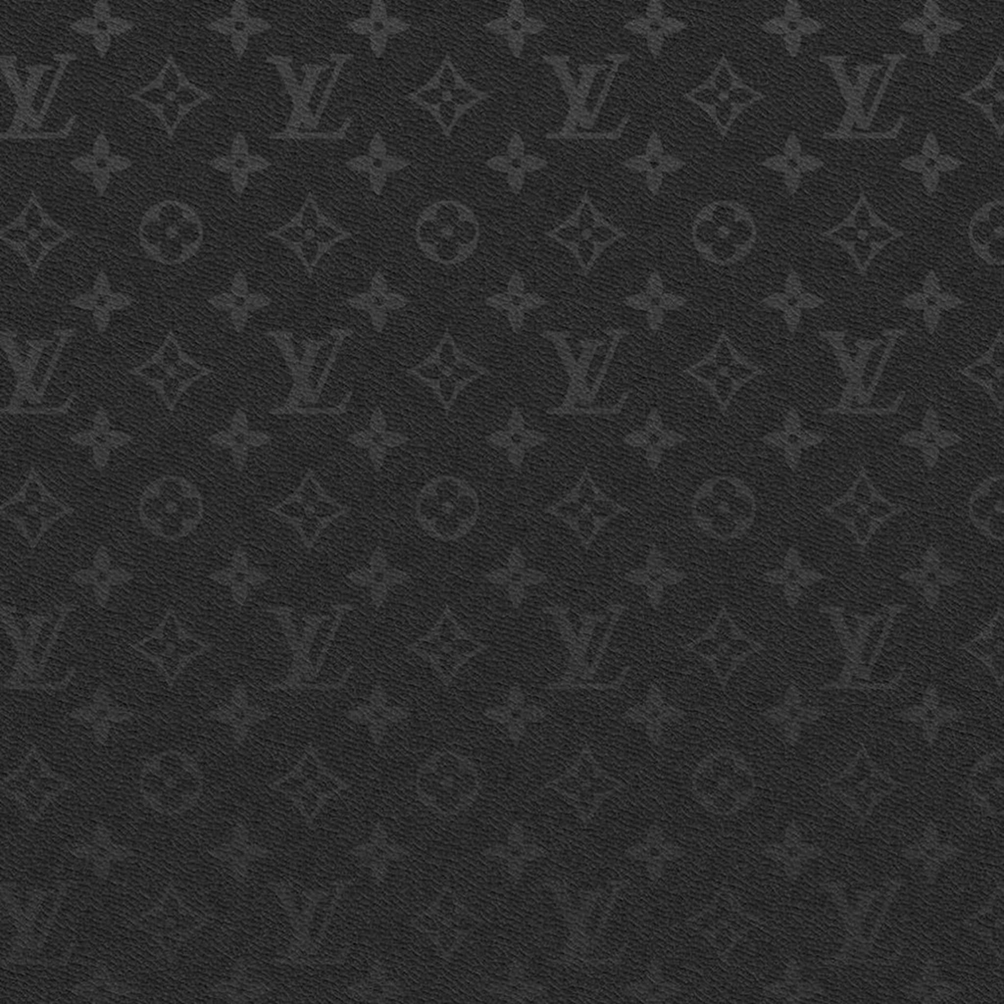 Louis Vuitton monogram nero, 2048x2048 alta risoluzione, Laptop