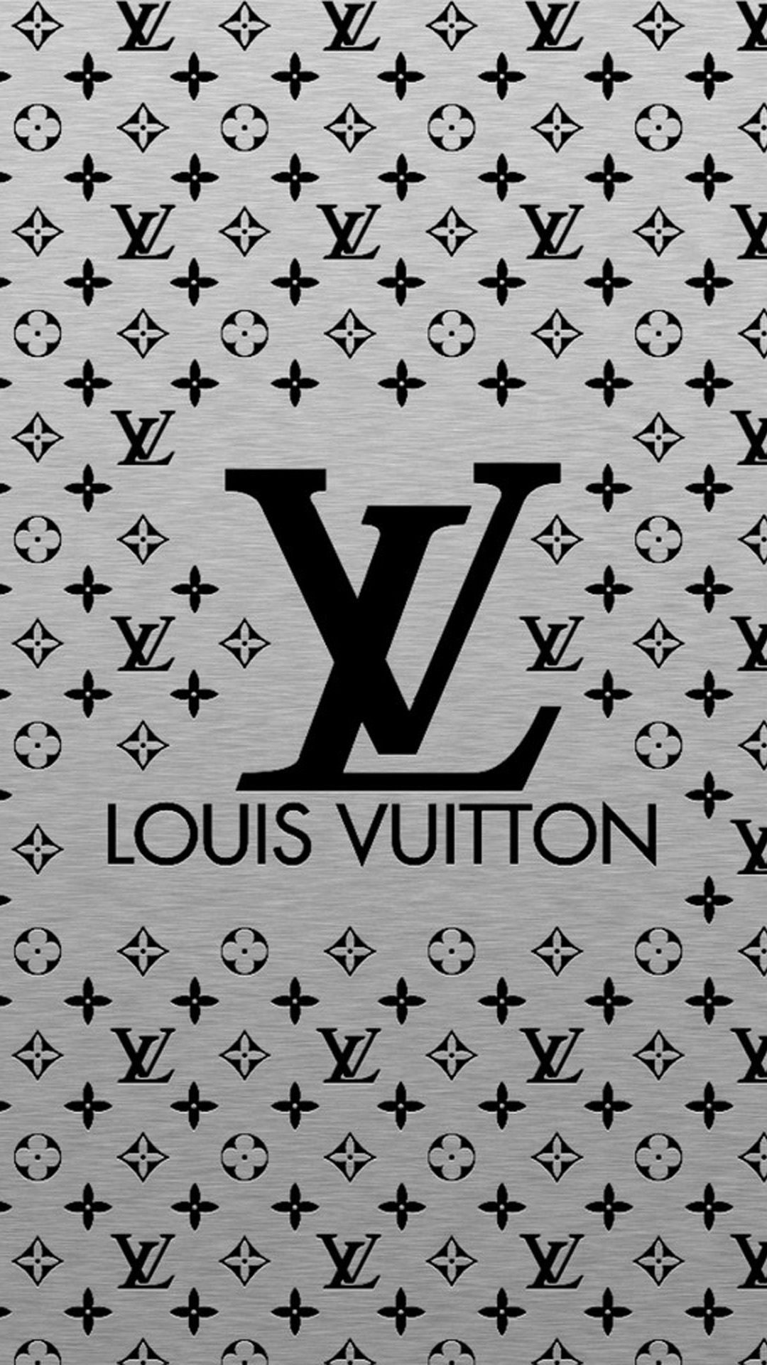 Logo Louis Vuitton bianco, 1080x1920 Verticale, iPhone