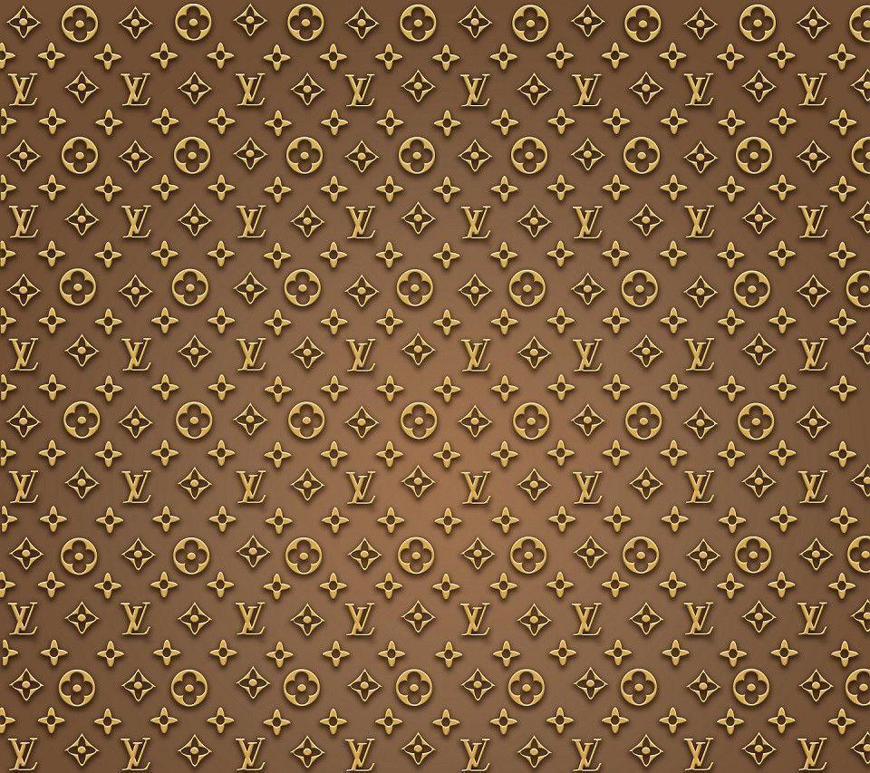 Motivo monogram Louis Vuitton marrone, 1920x1080 Full HD 1080p, PC Desktop