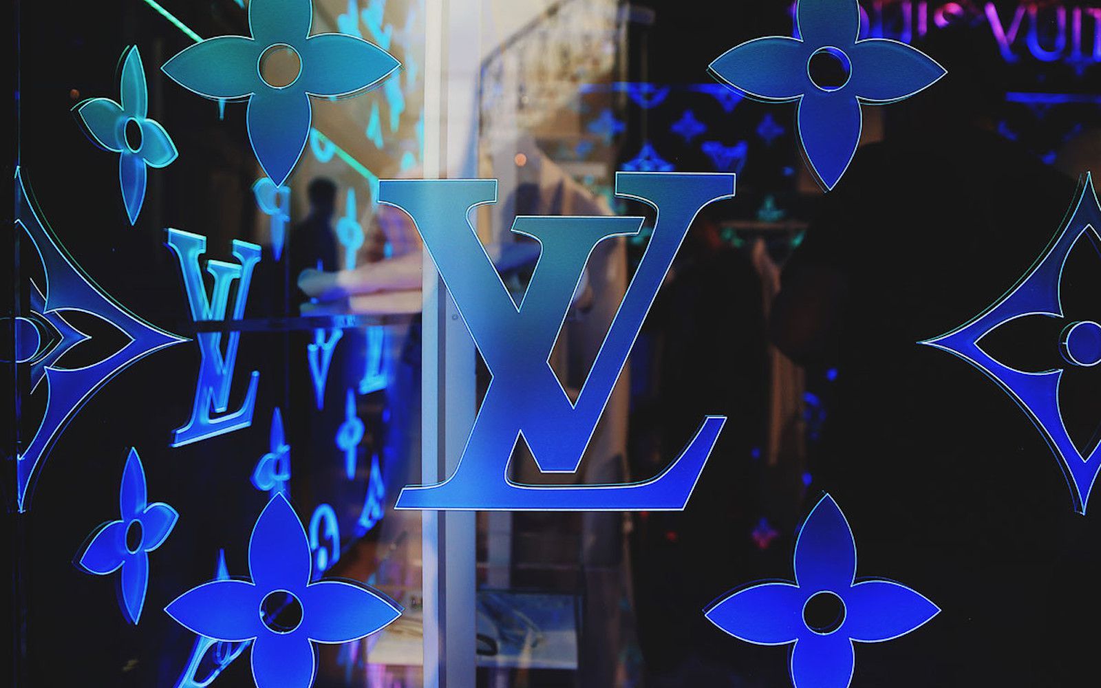 Motivo Louis Vuitton nero pelle, 2048x2048 Hi-Res, Laptop