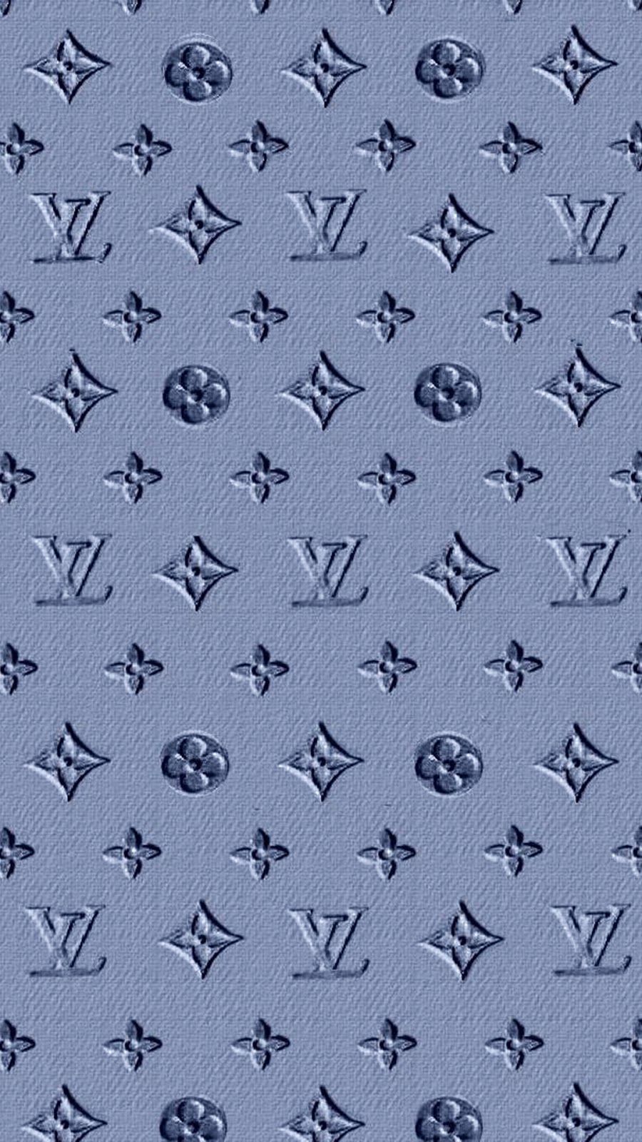 Motivo Louis Vuitton blu, 900x1600 Full HD Verticale, iPhone