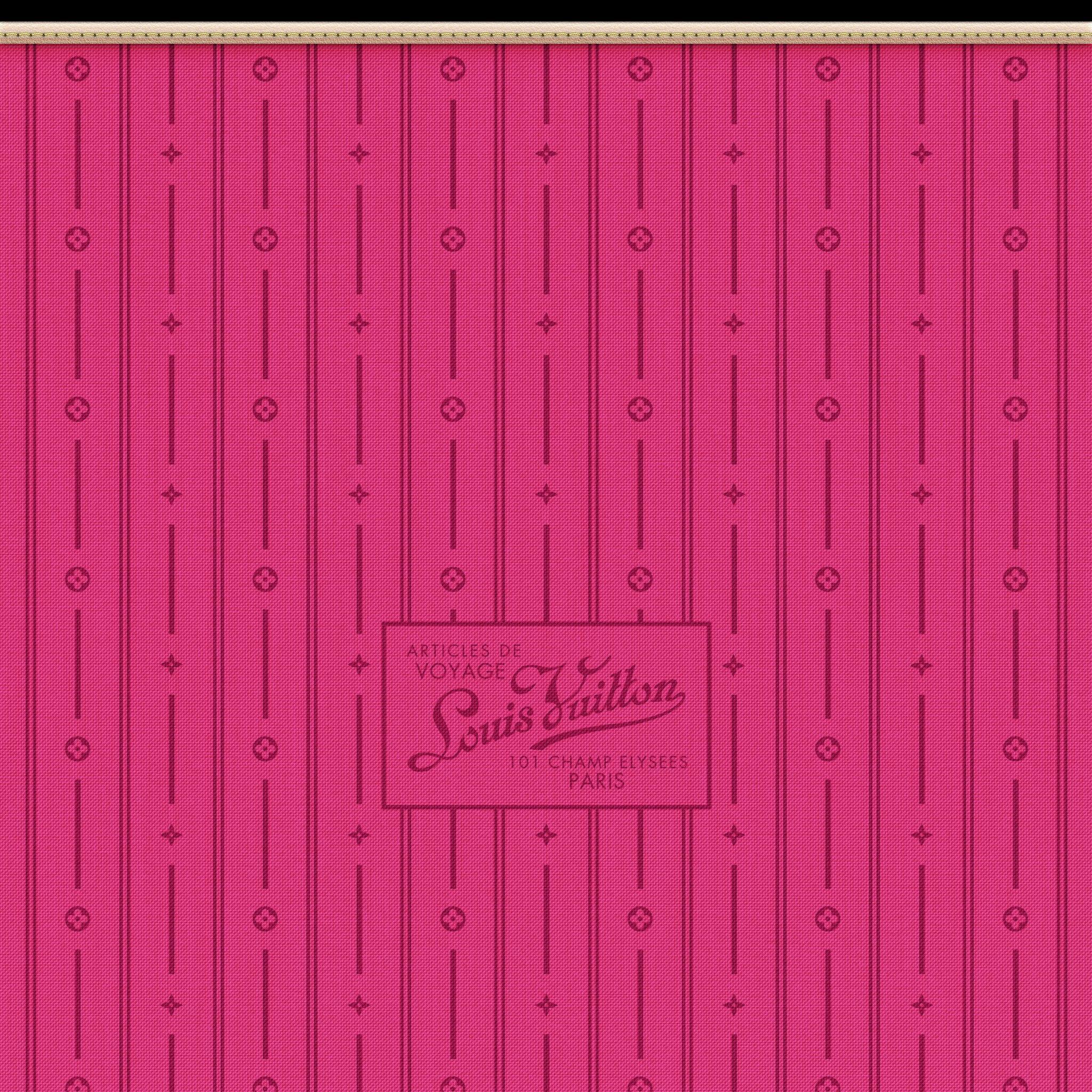 Louis Vuitton pattern rosa, 2048x2048 alta risoluzione, Desktop