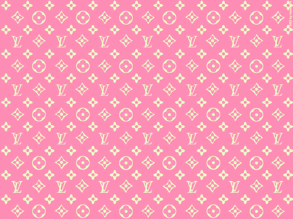 Louis Vuitton logo pattern rosa, 1080x1920 Verticale, Telefono