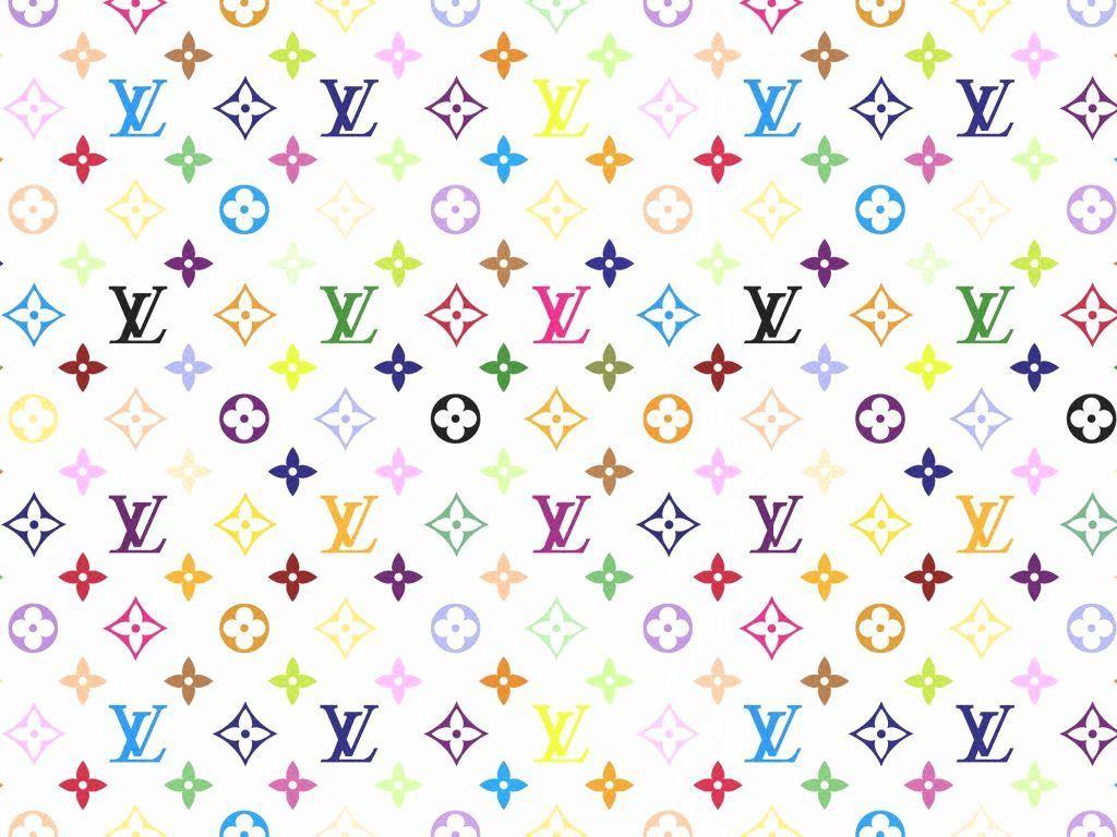Motivo monogramma Louis Vuitton marrone, 1920x1080 Full HD, Desktop